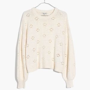 Madewell pointelle sweater